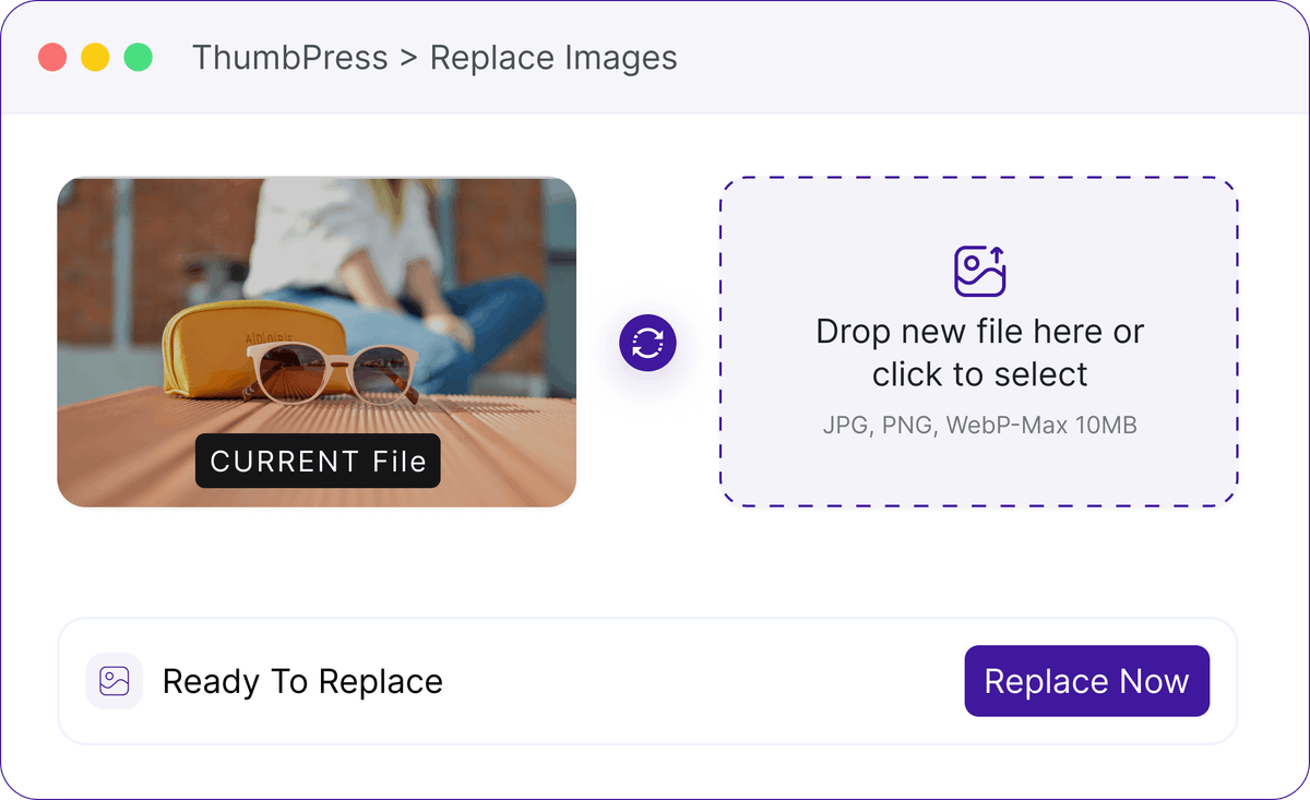 Replace Image with New Version