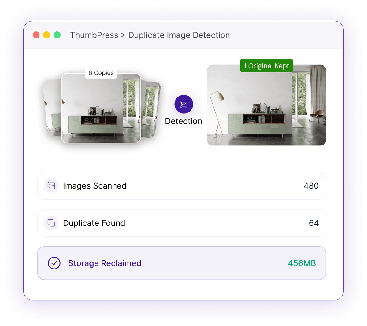 Find & Merge Duplicate Images Safely